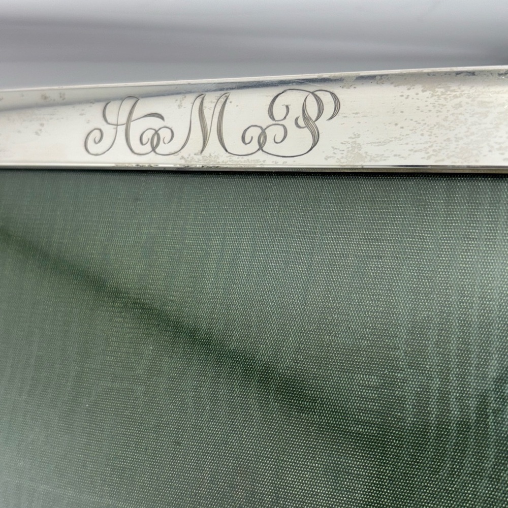 HUGE VINTAGE 11"X 14” STERLING SILVER PICTURE FRAME VELVET BACKING​​​​ 323 g​ - Picture 11 of 12